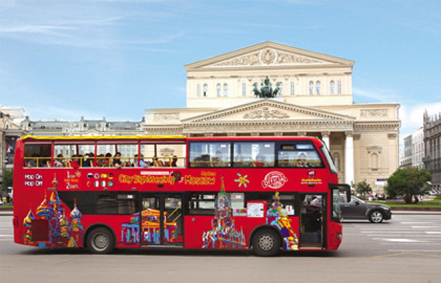 Экскурсия по Москве на двухэтажном автобусе City Sightseeing -